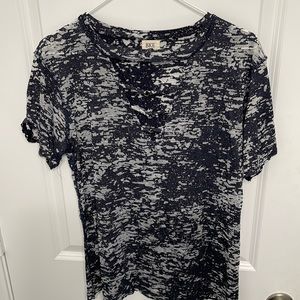 Edgy fun distressed shirt